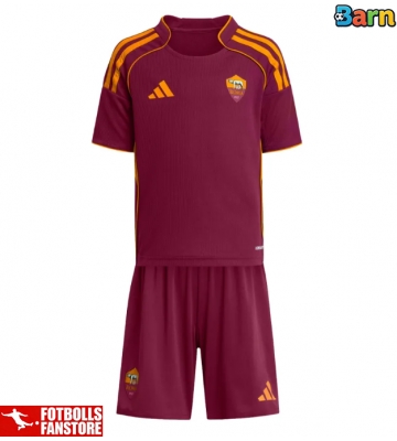 AS Roma Hemmatröja Barn 2025-26 Kortärmad (+ Korta byxor)